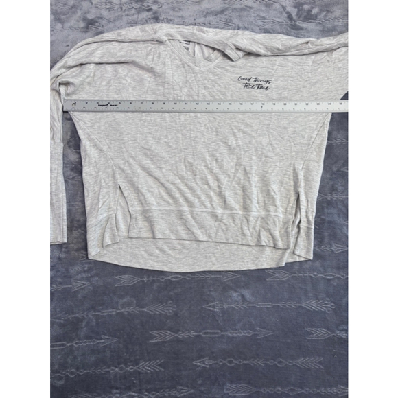 Women's hyouman. Good Things Take Time T-Shirt Grey S - Picture 2 of 10